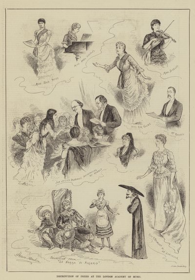 Distribution of Prizes at the London Academy of Music by Horace Morehen
